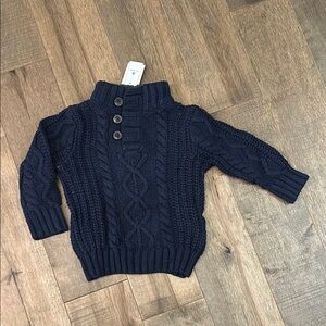 New Navy Cable Knit Baby Gap Sweater